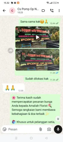 Testimonial Papan Bunga pasirmulya