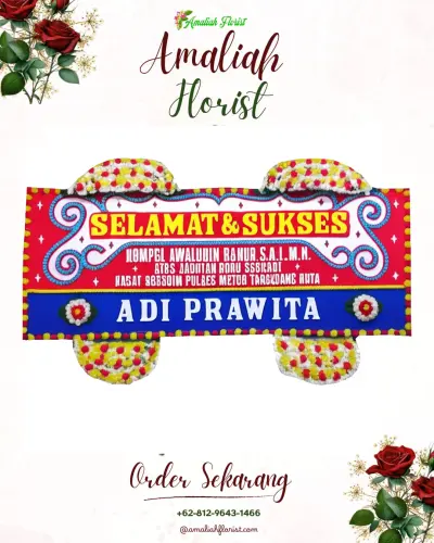 Karangan Bunga Ucapan Selamat pasirmulya